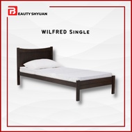 [FREE SHIPPING] WILFRED Single Bed Frame Single Bedframe Single Size Bed Frame Katil Single Kayu Katil Bujang Murah