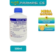 RinsCap N.Saline Sodium Chloride 0.9% w/v Irrigation Solution 500ml EXP:01/2029 [ Farmasi CS ]