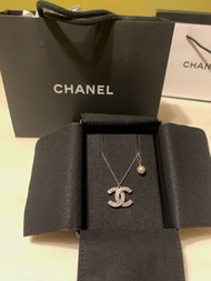 Chanel 經典雙C鑽石項鍊