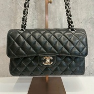Chanel CF23 黑銀荔枝牛