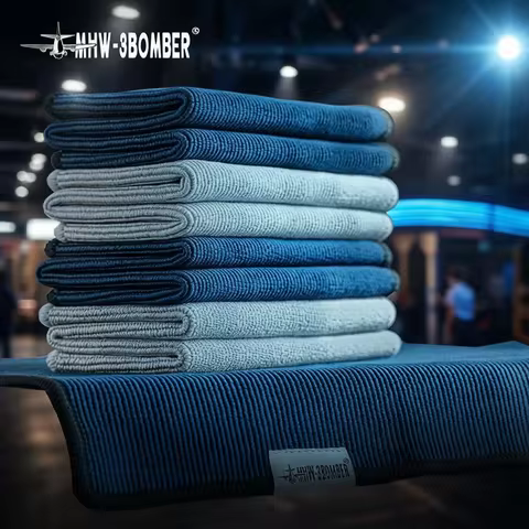 MHW-3BOMBER Barista Towels for 1/4 Pcs Microfiber Barista Cloth Espresso Cleaning Towel for Coffee B