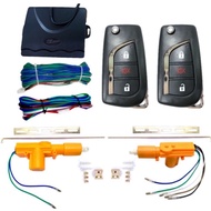 pl_auto Car Central Lock Set With 2 Remote Keys For 2-Door Cars Can Be Used With All Models (With Th