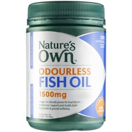 Natures Own Fish Oil 1500mg 200 caps/Blackmores Odourless Fish Oil Mini 200/Cenovis Fish Oil 1500mg 200 caps