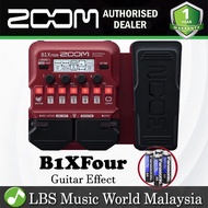 Zoom B1X / B1 FOUR Bass Multi Effects Processor with Expression Pedal Guitar Bass (B1XFour)