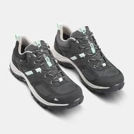 QUECHUA 女款防水登山健行鞋 MH100 - 灰色／藍色