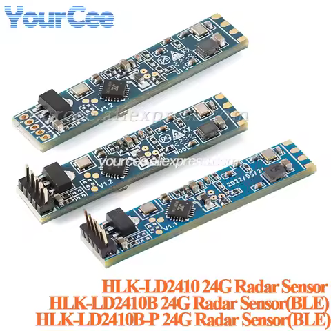 10pcs/1pc HLK-LD2410B HLK-LD2410 High Sensitivity 24G Human Presence Statu Radar Heartbeat Detection