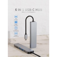 BAKEEY USB Hub Type C 6 in 1 HDMI 4K Display PD Fast Charge Adaptor - BK6 HUB USB