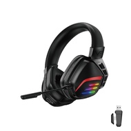 Vinnfier VF Toros 9 Wireless Gaming Headphone 7.1 Surround Sound RGB Lights Detachable Mic USB Dongl