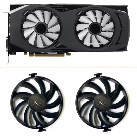NEW FDC10U12S9-C Cooler Fan Replace RX580 For XFX AMD Radeon RX 470 480 580 RX580 RX480 RX470 EDITIO