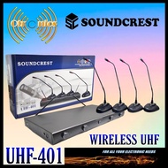 Mic Wireless Conference / Podium Soundcrest UHF-401 (4MIC)