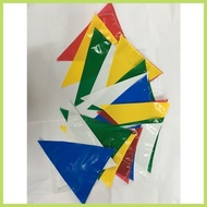 ↚ ℄ ⚧ MAKAPAL** Local made** 10 Meters Assorted Color Fiesta Flag Banderitas / Fiesta Banderitas