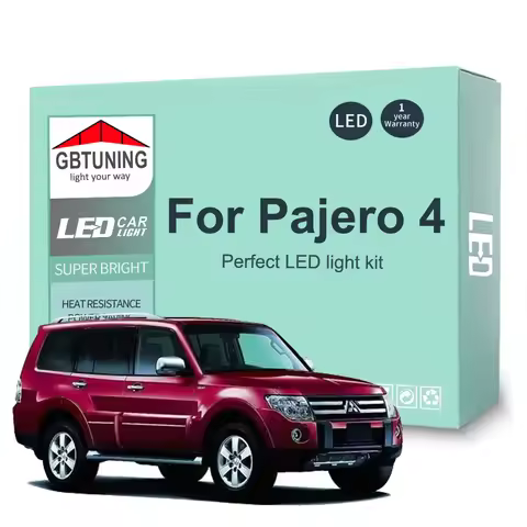 15Pcs Canbus LED Interior Light Bulb For Mitsubishi Pajero Montero Shogun 4 MK4 V93 V97 V98 2007-202