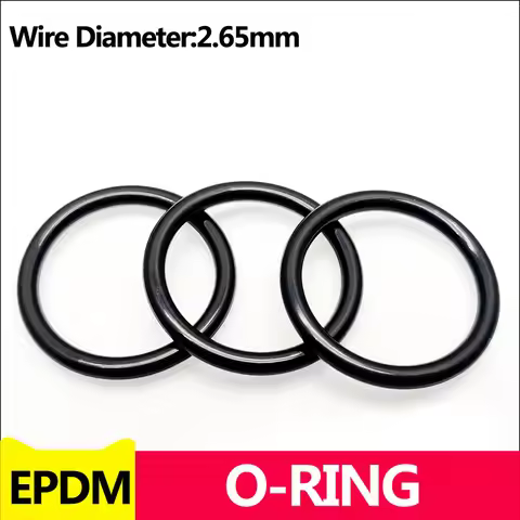 EPDM O Rings Inner Diameter 5.3-340mm Acid and Alkali Resistance Water Resistance Friction Resistanc