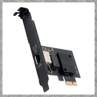(BIGY) 2500Mbps PCI-E to RJ45 Network Card I226 Chip Gigabit Ethernet PC+Metal for Laptop PC