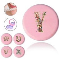 Braces case Box Retainer Braces Box With Mirror Orthodontic Mouth Guard Case Tooth Floral Letter Pat