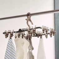 日本天馬 ALBET 復古風輕量折疊式防風曬衣架(24夾)