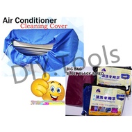 DIY.Tools (Ready Stock) Servis Aircond sendiri gantung Cleaning Bag CANVAS COVER DIY SELF TOOLS Penutup beg cuci aircon