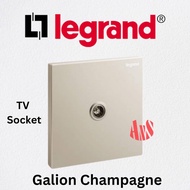 Champagne - Legrand Galion Switches 13A 15A Switch Socket Multi Socket 1Gang 2Gang 3Gang 4Gang 1Way 
