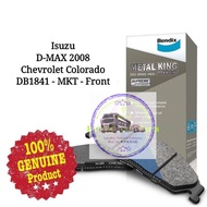 Original Bendix DB1841MKT Front Brake Pad - Isuzu D-MAX 2008/ MU-X MUX 2014 Chevrolet Colorado