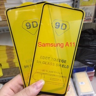 New 9D Galaxy A11 Full screen tempered glass, screen protector