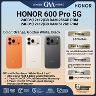 HONOR 600 Pro 5G [12GB RAM 256GB ROM / 512GB ROM] / 400 Lite 5G - Original HONOR Malaysia