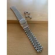 For seiko 5 skx007 srpd53 watch band jubilee 20 22mm Bracelet strap with curved lug ends