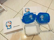 【SOGO來店禮】哆啦A夢 耐熱玻璃保鮮盒兩入