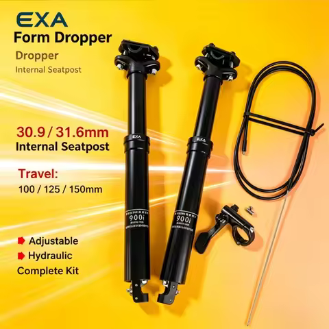 KS EXA Form 900i Internal Cable Dropper Seatpost 30.9/31.6mm Hydraulic Remote 100/125/150mm Travel w
