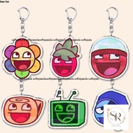 Game Keychains for Accessories Bag Shrimpo Astro Gigi Connie Artro Sprout Dandys Vee Shelly Pebble W