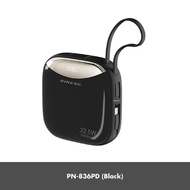 (3C Certified)Pineng PN-836PD Built-In Cable 22.5W 20000mAh Powerbank LED Digital Display Fast Charg
