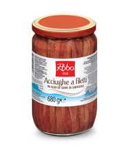 Robo Anchovies Fillet in Sunflower Oil 680g