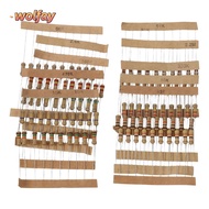 YOLANDA Resistor Kit, Carbon Film Resistor Resistors Assortment kit, High-quality 1/2 Watt Resistors