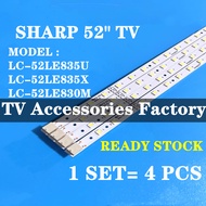 SHARP LC-52LE835X LC-52LE835U LC-52LE830M 52" LED TV BACKLIGHT LC52LE835X  LC52LE835U LC52LE830M 52L