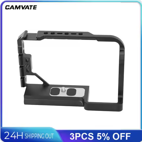 CAMVATE Full Camera Cage for Sony a7C/a7C II/a7CR With Integrated Arca-Type Base For Sony Protect Ca