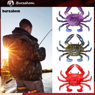 BUR_ Crab Fishing Lure Flexible Crab Bait 2pcs Soft Crab Lure 8cm/10g Floating Bionic Crab Bait Colo