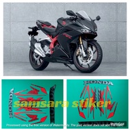 Honda CBR 250RR 2018 Full Black Motorcycle Striping Sticker cbr250rr accessories