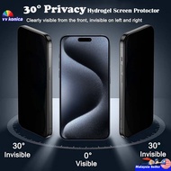Hydrogel Privacy Screen Protector compatible for iPhone 12 / 12 Pro / 12 Mini / 12 Pro Max / 11 / 11