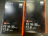 剩最後一支 全新 行貨 Sony GM II 16-35mm f2.8 2代 16-35 2.8