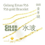 Love bracelet Hand Chain giler-giler gold 916 gold bracelet 916gold handbracelet