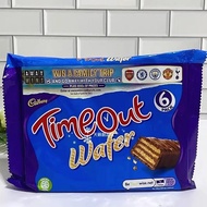 Hong Kong Australia Imported Geely TIME OUT Chocolate Wafers 127g 6 Pcs Snacks hmu701