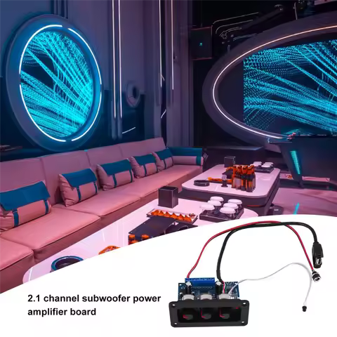 2X25W+50W 2.1 Channel Bluetooth 5.0 Subwoofer Class D Audio Amplifier Board Kit with DC Female+USB C