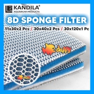 Kandila Sponge Filter 8D Honeycomb Aquarium Filter 8D Filter/