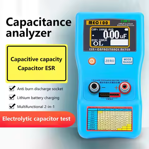Capacitor Tester ESR LCR Capacitance Ohm Meter LCR-T7 LCR-TC1 GM328A Transistor Tester Multimeter MO