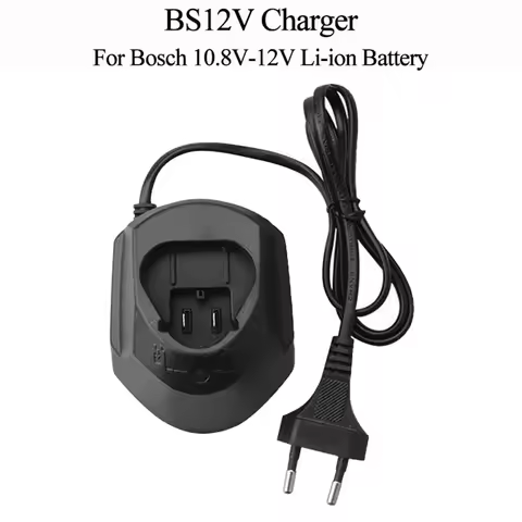Li-ion Battery Charger For Bosch 10.8V 12V BAT411 BAT412 TSR1080 GSR10.8 GSA10.8V GWI10.8V TSR120 GA