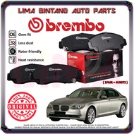 Bmw 7 Series F02 750Li Front / Rear Brake Pads , Disc Brake Pad Brembo *Original* (2008-2015)