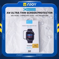 Miếng Dán Cường Lực Kuzoom 3D Viền Dẻo Chống Trầy Xước Cho Apple Watch 41mm 40mm 44mm 45mm 38mm 42mm