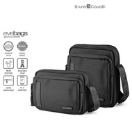 BRUNO CAVALLI Unisex Water Resistant Hidden Zipper Horizontal Vertical Crossbody Sling Bag BN4501112