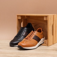 Yoesani Shoes Az214 Men's Leather Sneaker Shoes (free azanisocks)