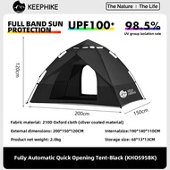 KEEPHIKE Double Layer Tent 3 People Khemah Camping Folding Waterproof Automatic