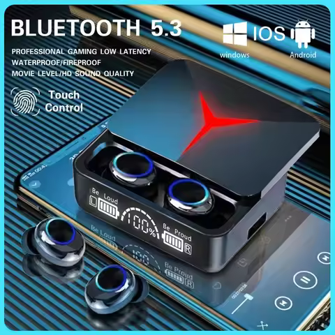 【Fast Delivery】M90 PRO TWS Bluetooth Gaming Earphone in-Ear Wireless Earbuds LED Display Headset 9D 